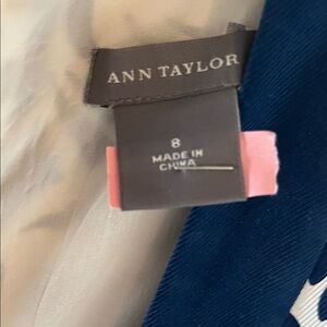Ann Taylor Navy Blue knee length dress